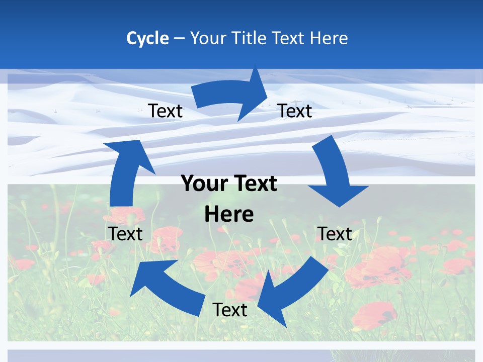 Natural Plant Water PowerPoint Template