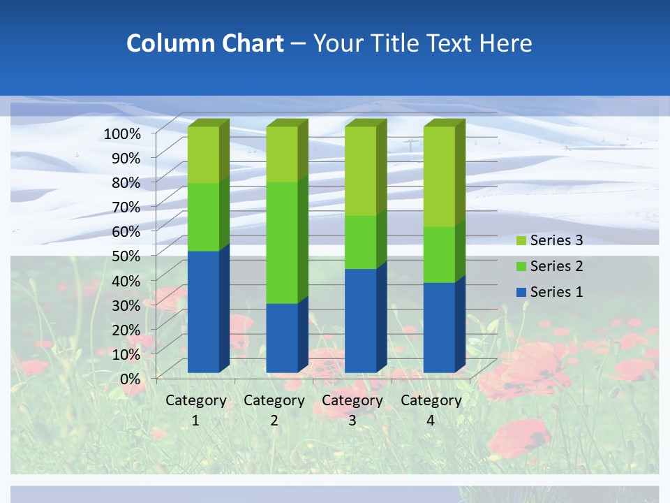 Natural Plant Water PowerPoint Template