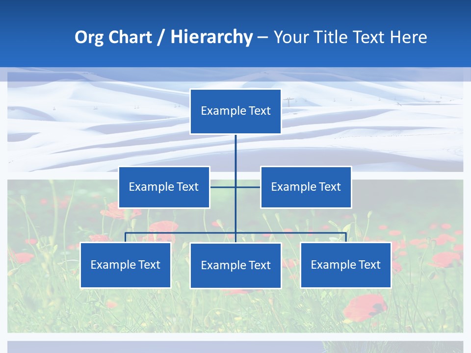 Natural Plant Water PowerPoint Template