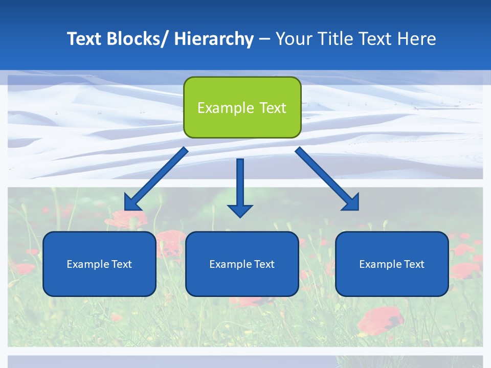 Natural Plant Water PowerPoint Template
