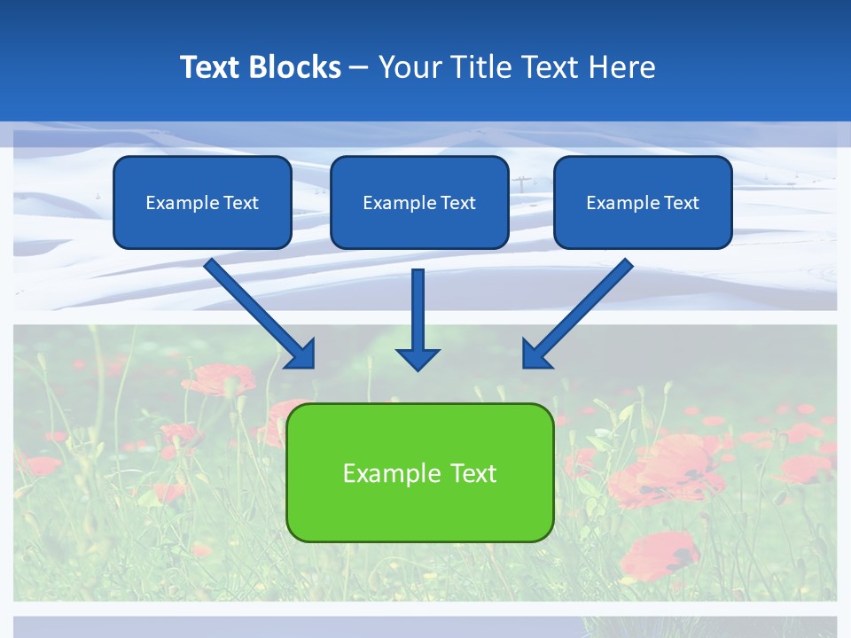 Natural Plant Water PowerPoint Template