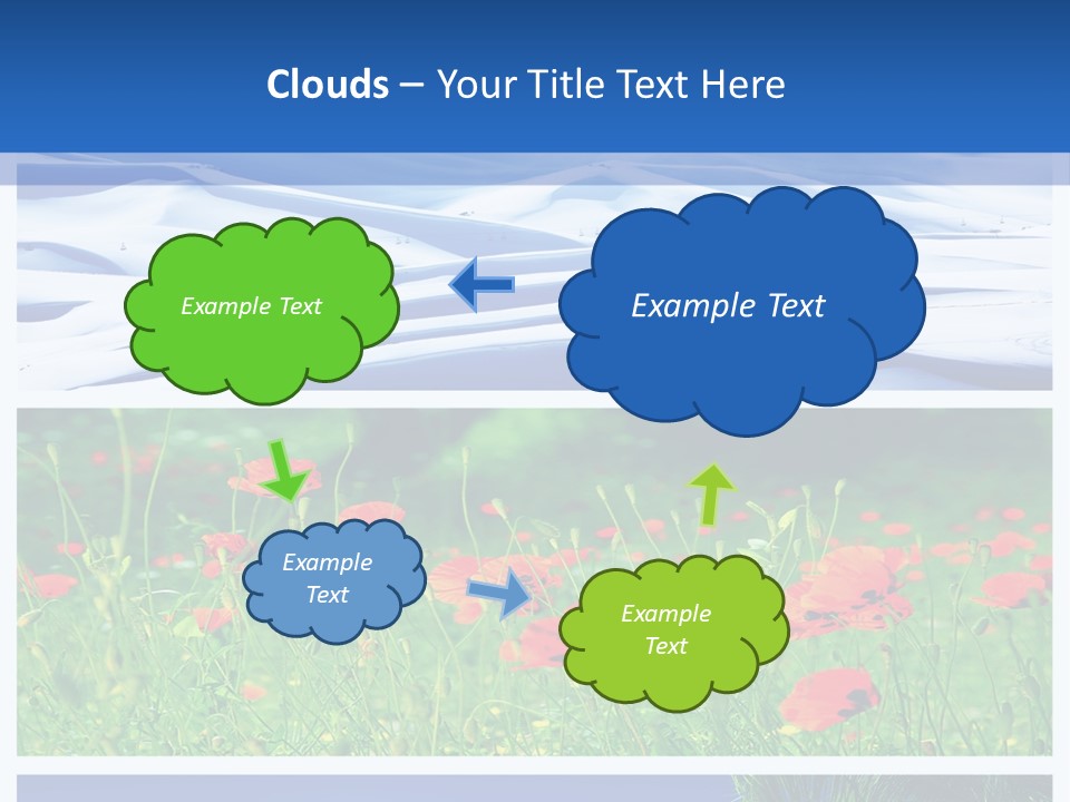 Natural Plant Water PowerPoint Template