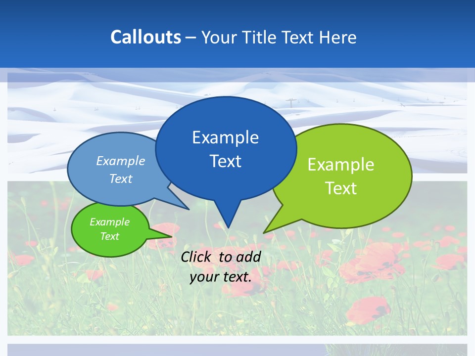 Natural Plant Water PowerPoint Template