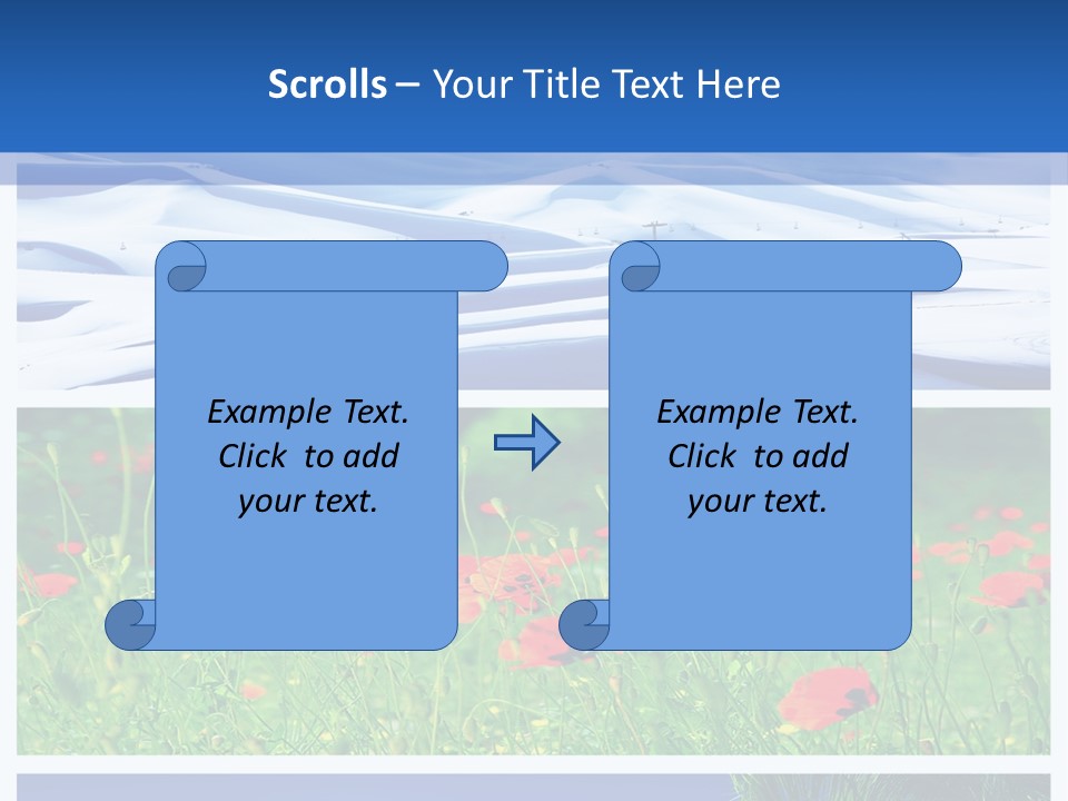 Natural Plant Water PowerPoint Template