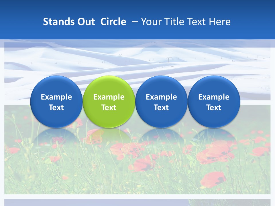 Natural Plant Water PowerPoint Template