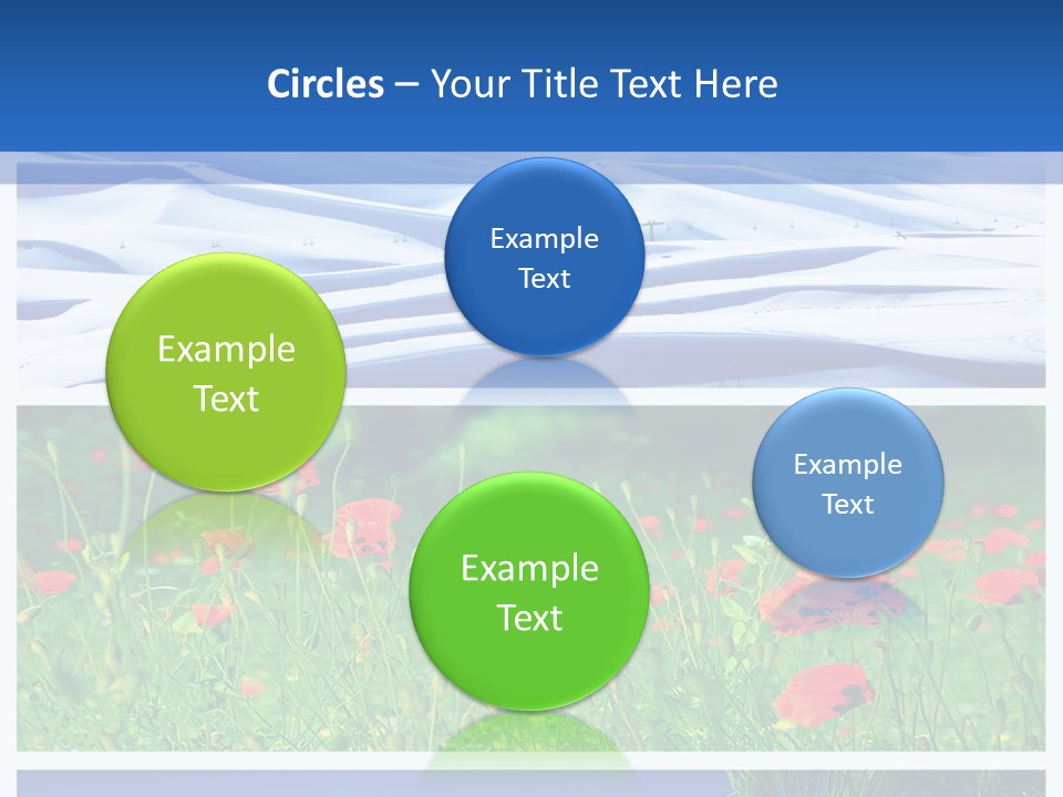 Natural Plant Water PowerPoint Template