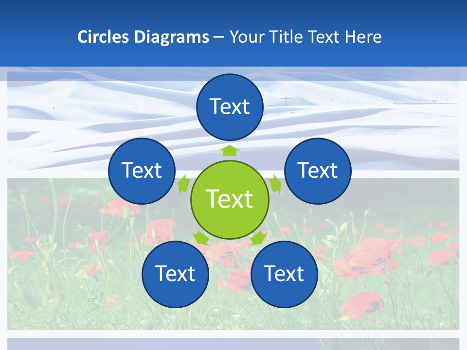Natural Plant Water PowerPoint Template