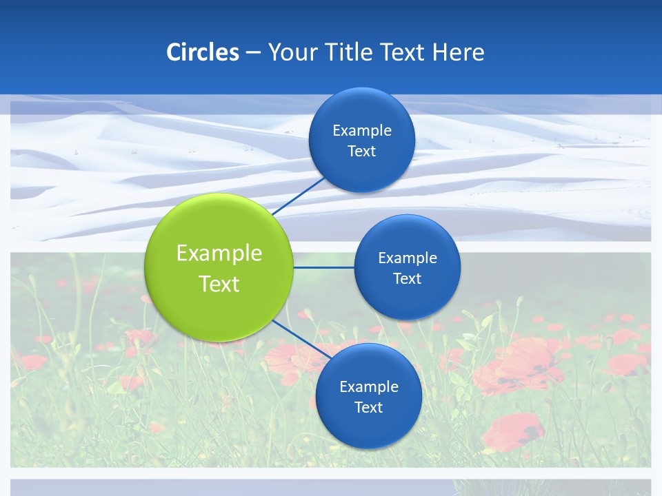 Natural Plant Water PowerPoint Template