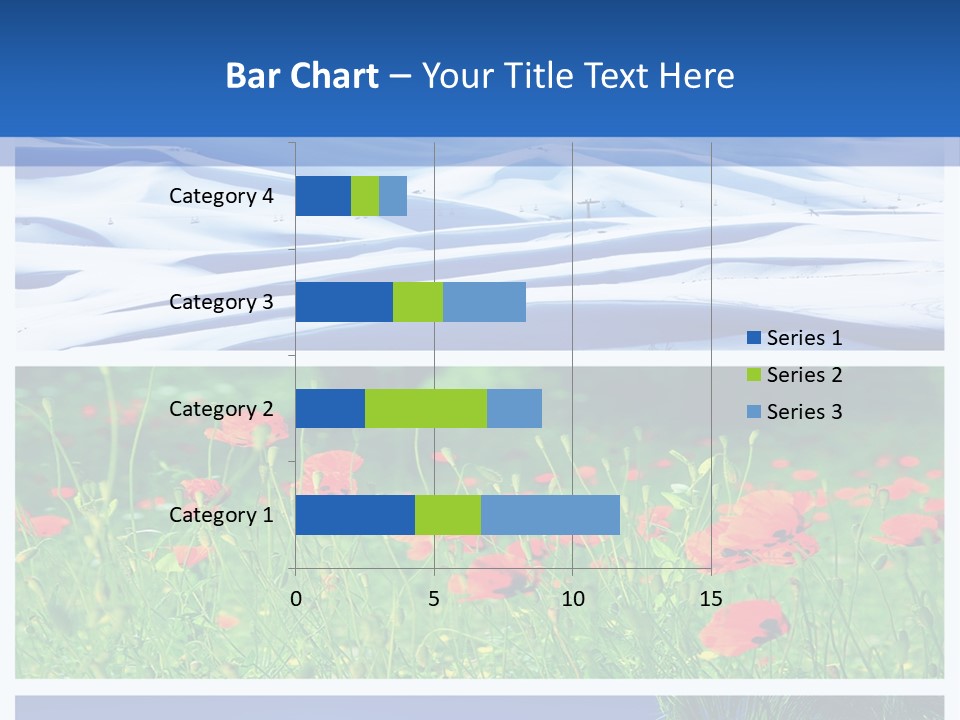 Natural Plant Water PowerPoint Template
