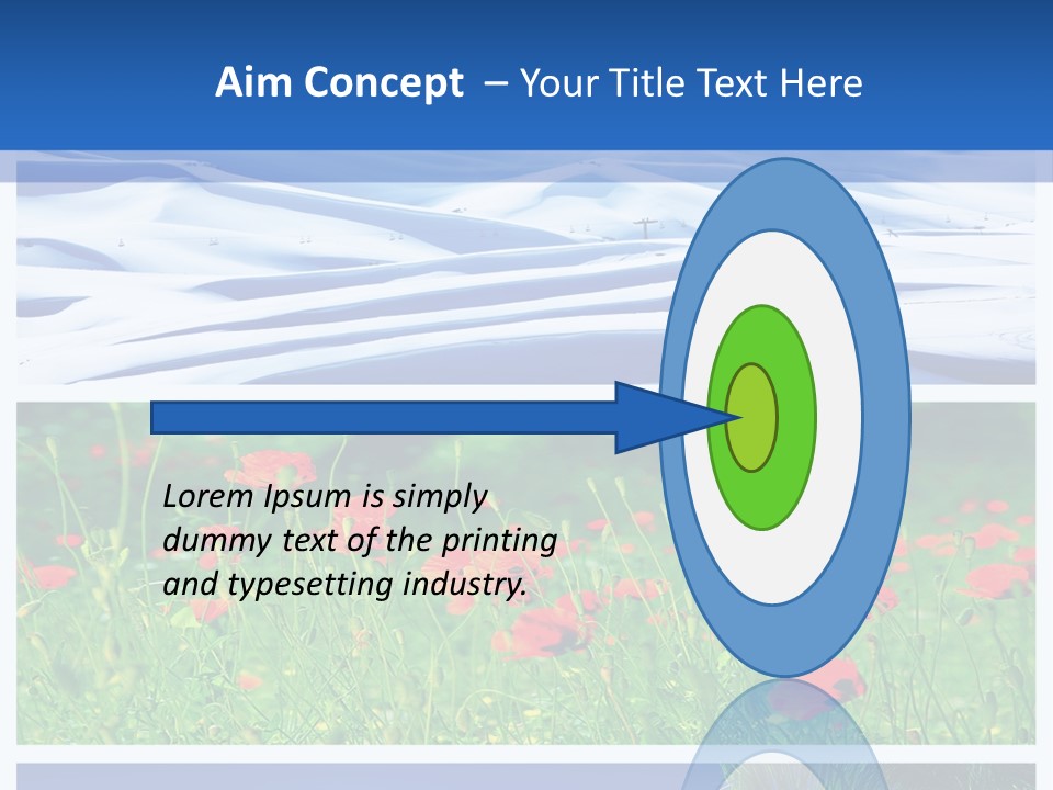 Natural Plant Water PowerPoint Template