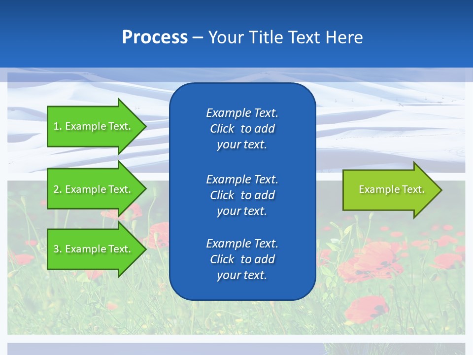 Natural Plant Water PowerPoint Template