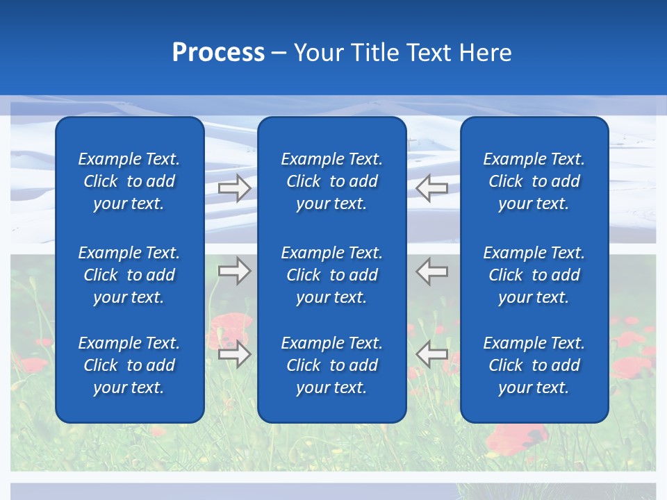 Natural Plant Water PowerPoint Template