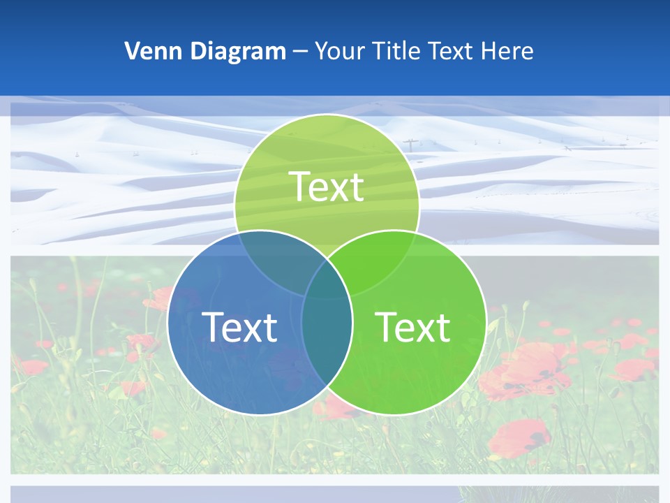 Natural Plant Water PowerPoint Template