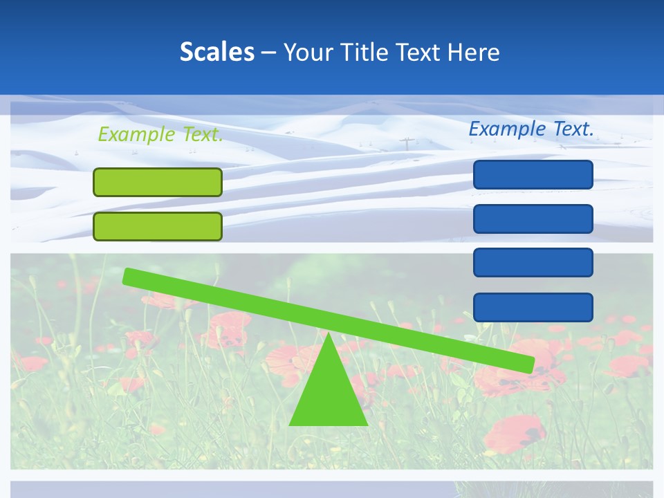 Natural Plant Water PowerPoint Template