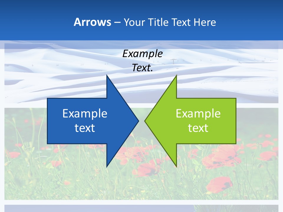 Natural Plant Water PowerPoint Template