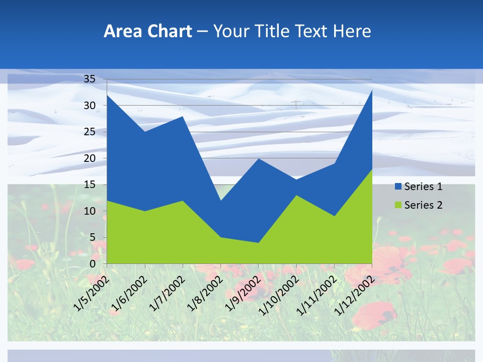 Natural Plant Water PowerPoint Template