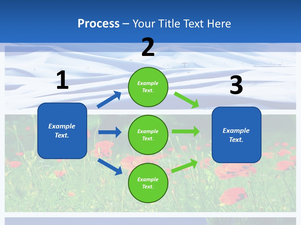 Natural Plant Water PowerPoint Template