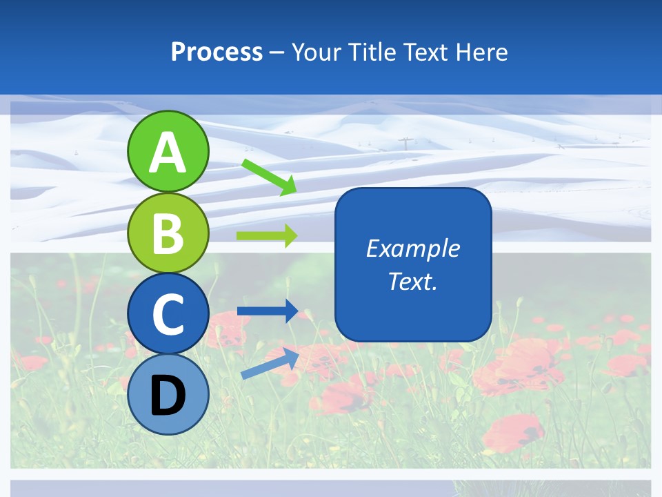 Natural Plant Water PowerPoint Template