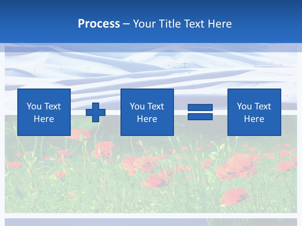 Natural Plant Water PowerPoint Template