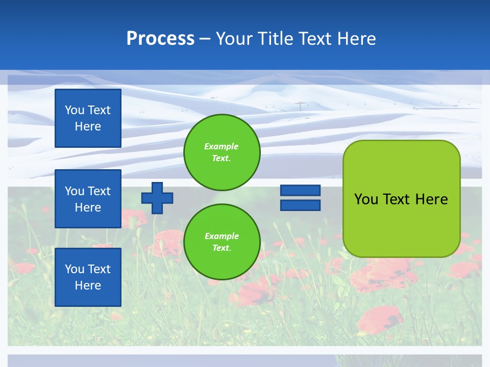 Natural Plant Water PowerPoint Template