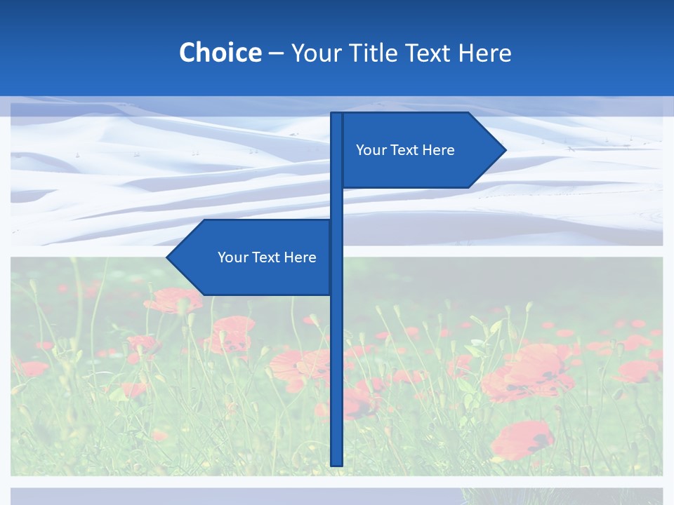 Natural Plant Water PowerPoint Template