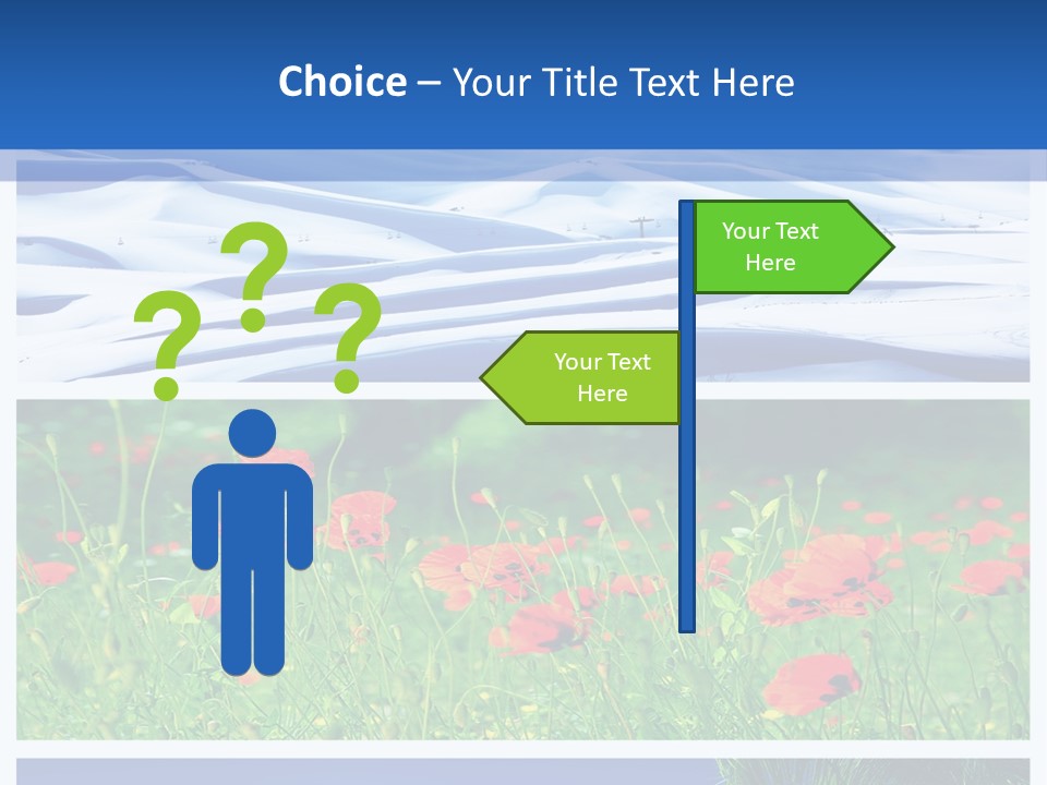 Natural Plant Water PowerPoint Template