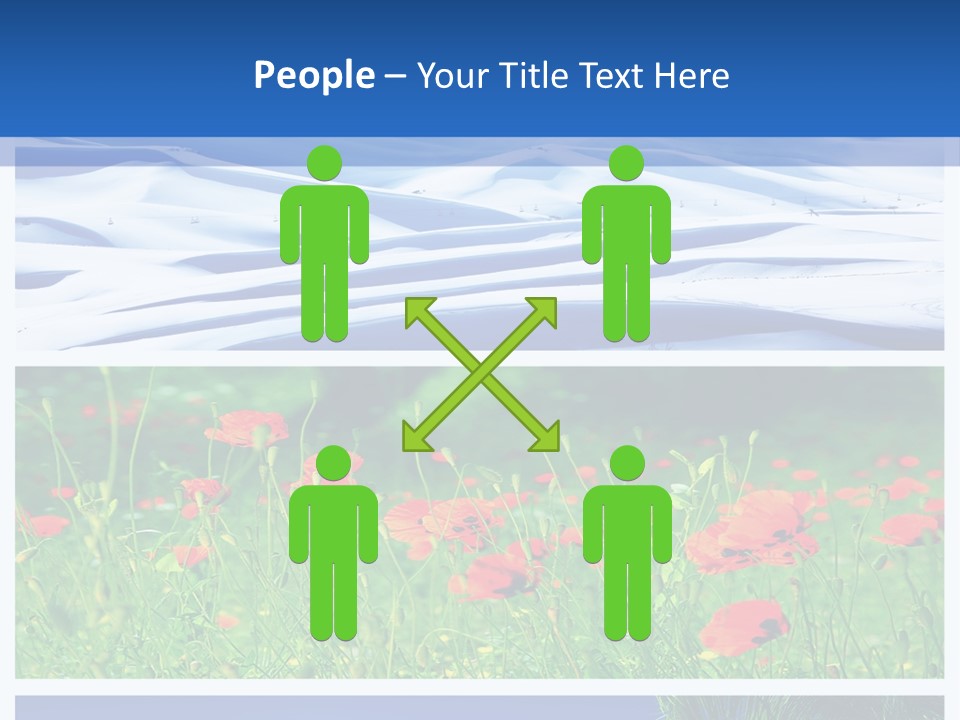 Natural Plant Water PowerPoint Template