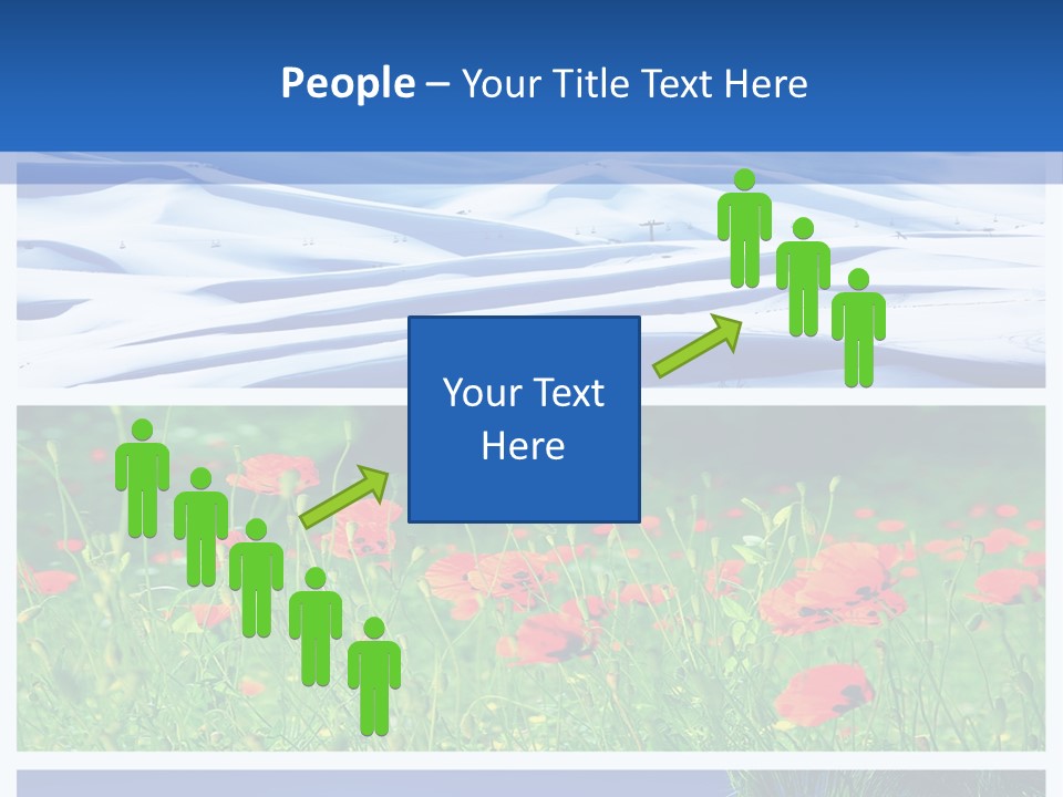 Natural Plant Water PowerPoint Template