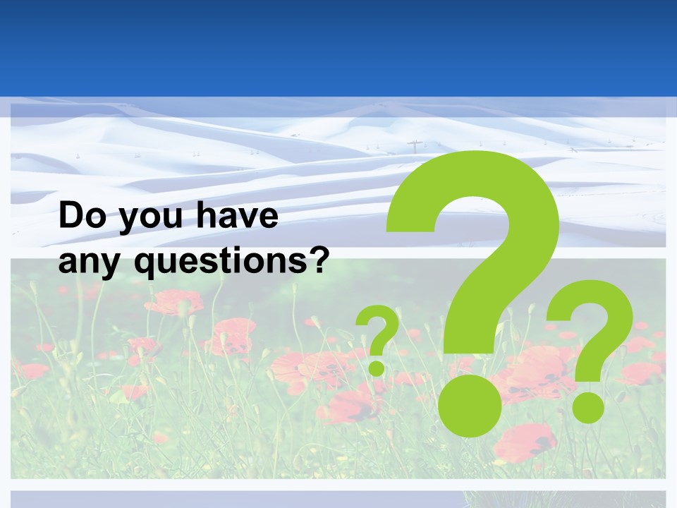 Natural Plant Water PowerPoint Template