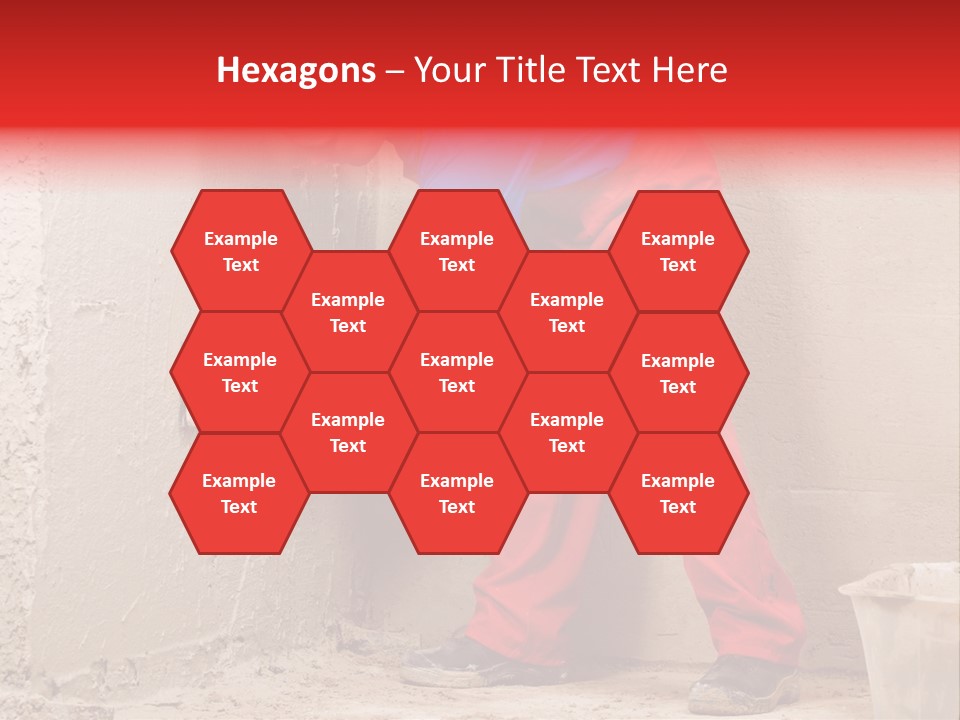 Man Plasterer Work PowerPoint Template