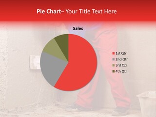 Man Plasterer Work PowerPoint Template