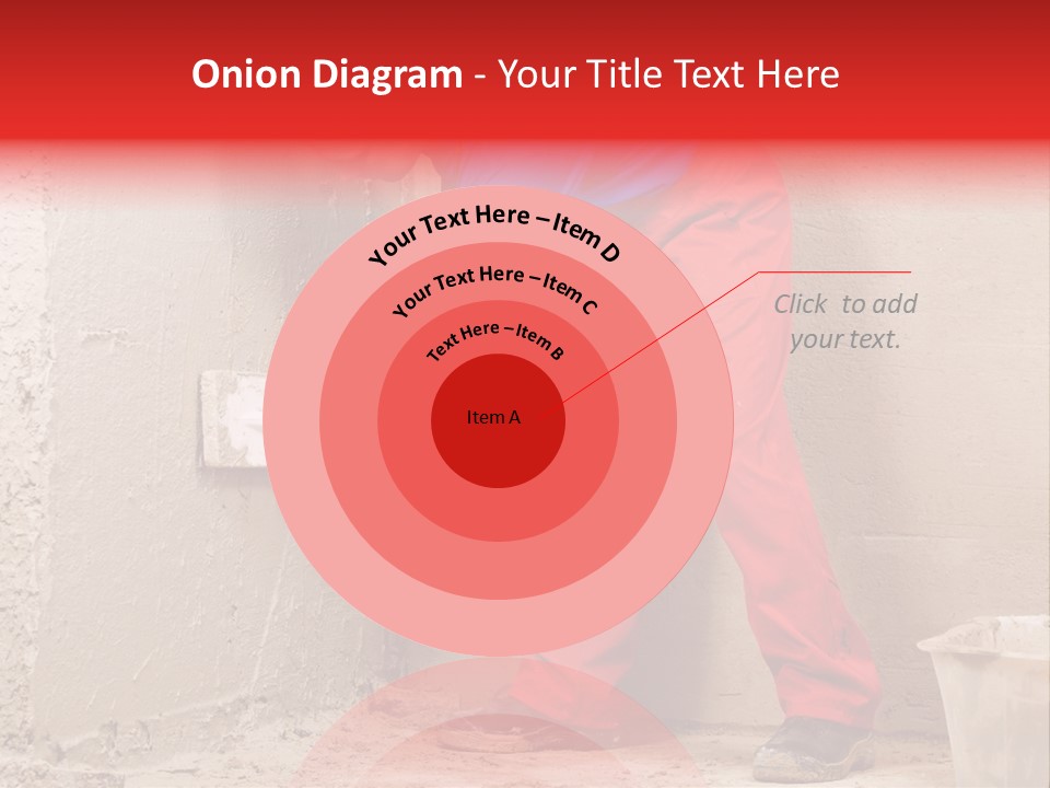 Man Plasterer Work PowerPoint Template