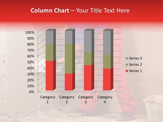 Man Plasterer Work PowerPoint Template