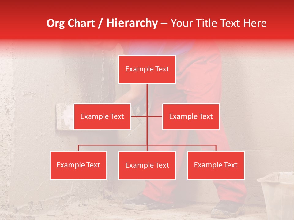 Man Plasterer Work PowerPoint Template