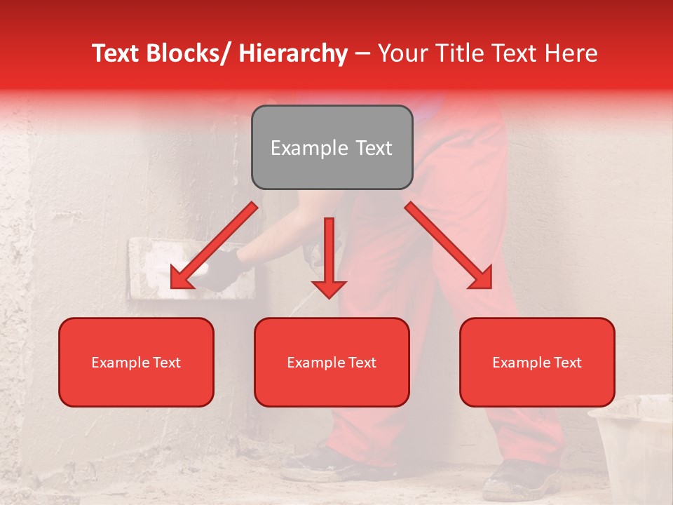 Man Plasterer Work PowerPoint Template