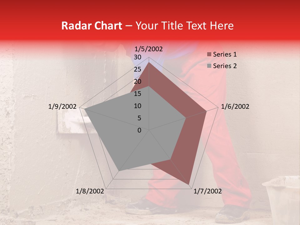 Man Plasterer Work PowerPoint Template