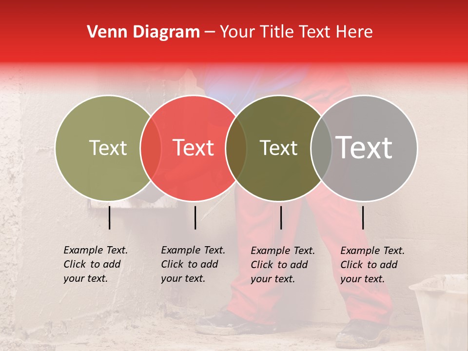 Man Plasterer Work PowerPoint Template