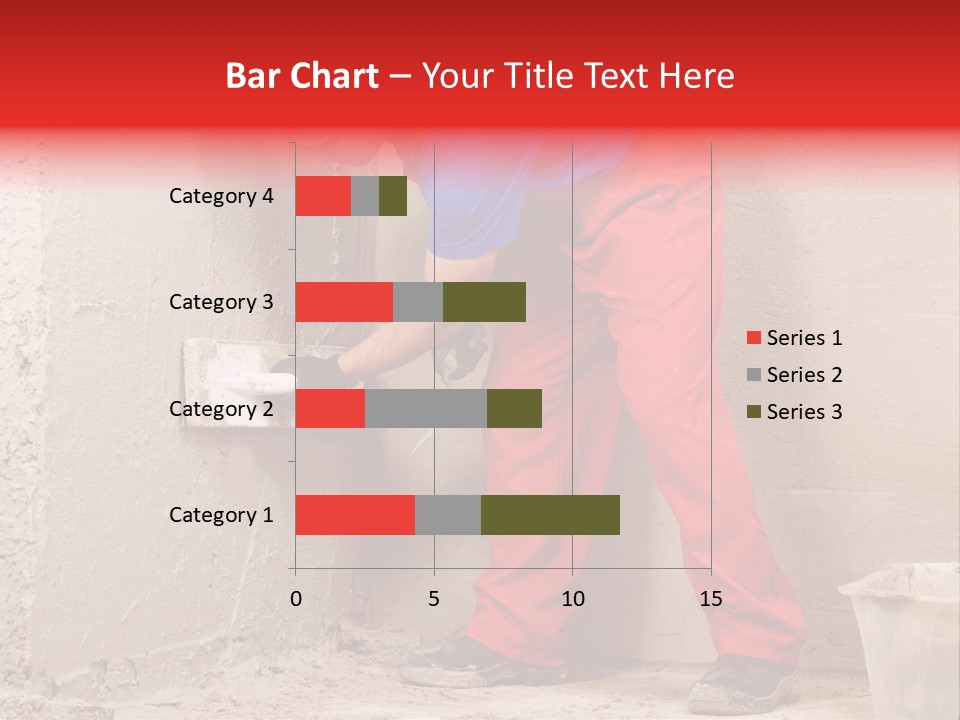 Man Plasterer Work PowerPoint Template