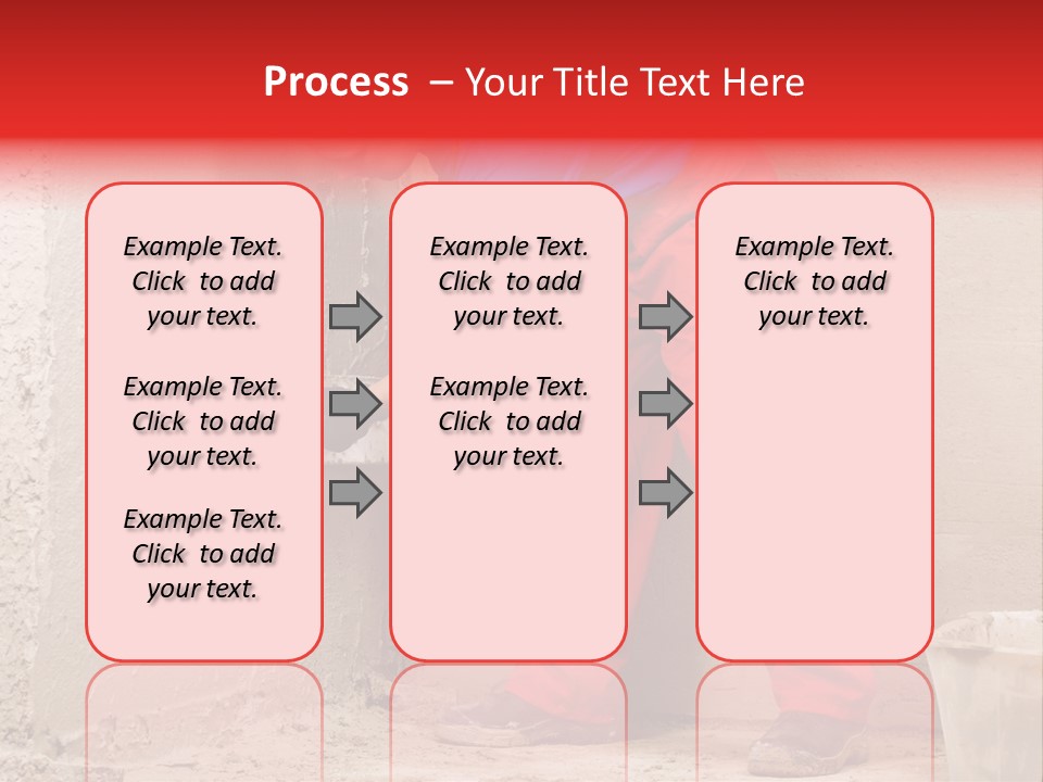 Man Plasterer Work PowerPoint Template