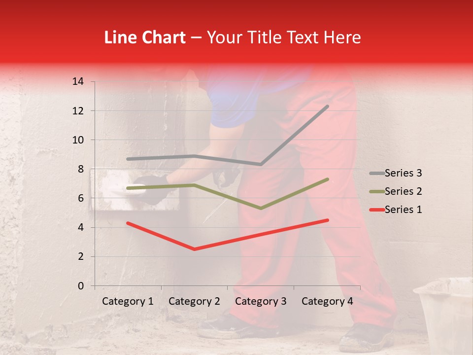 Man Plasterer Work PowerPoint Template