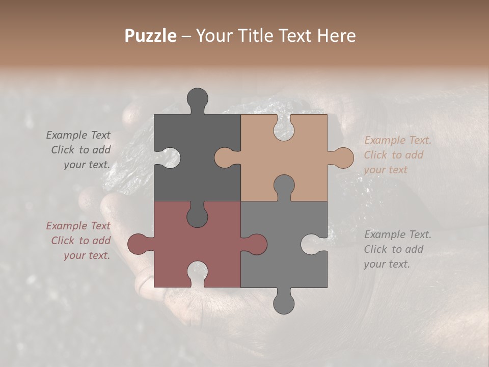 An Open Cast Mine Manufacture Asia PowerPoint Template