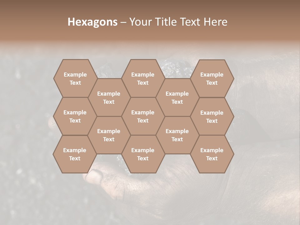 An Open Cast Mine Manufacture Asia PowerPoint Template