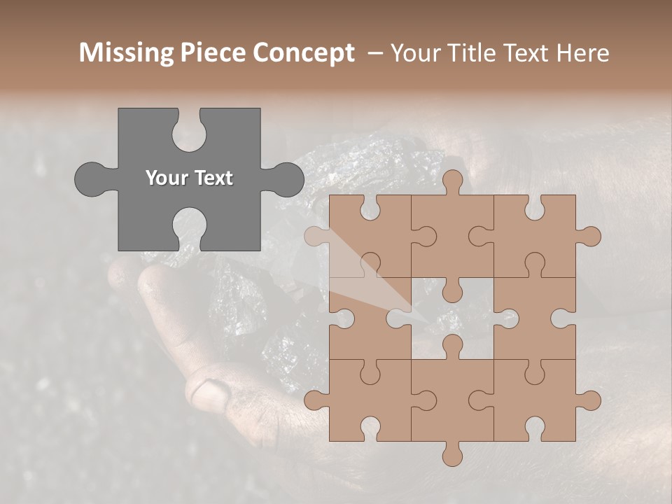 An Open Cast Mine Manufacture Asia PowerPoint Template