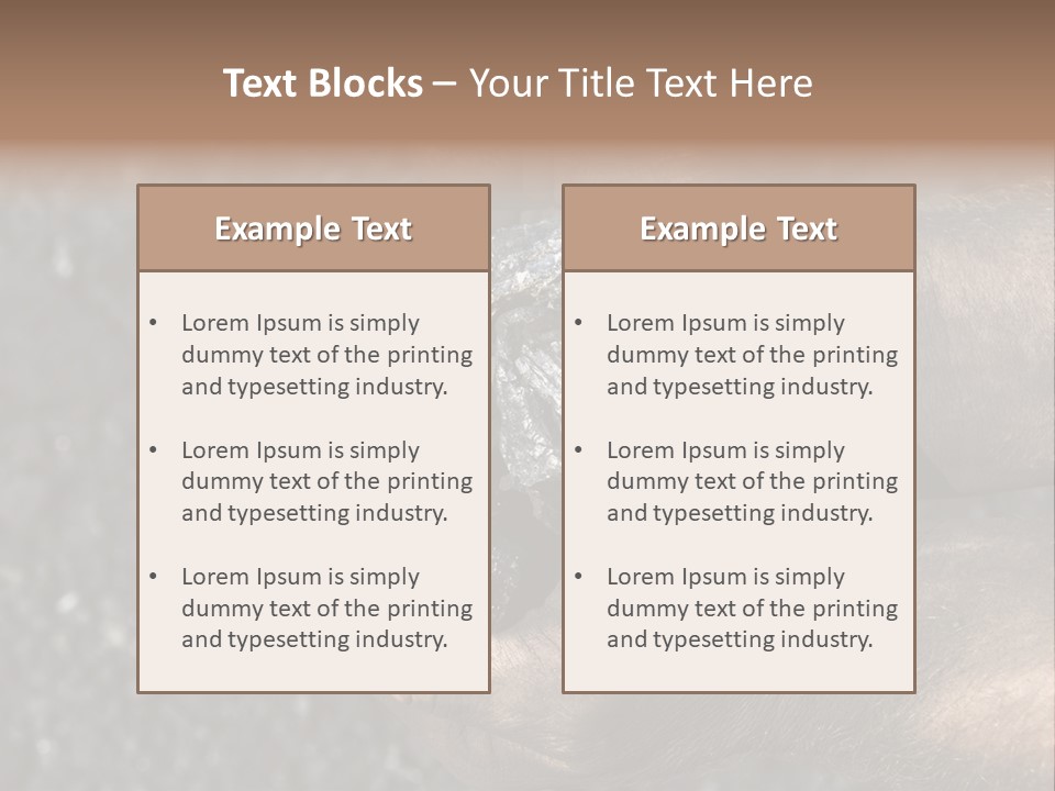 An Open Cast Mine Manufacture Asia PowerPoint Template