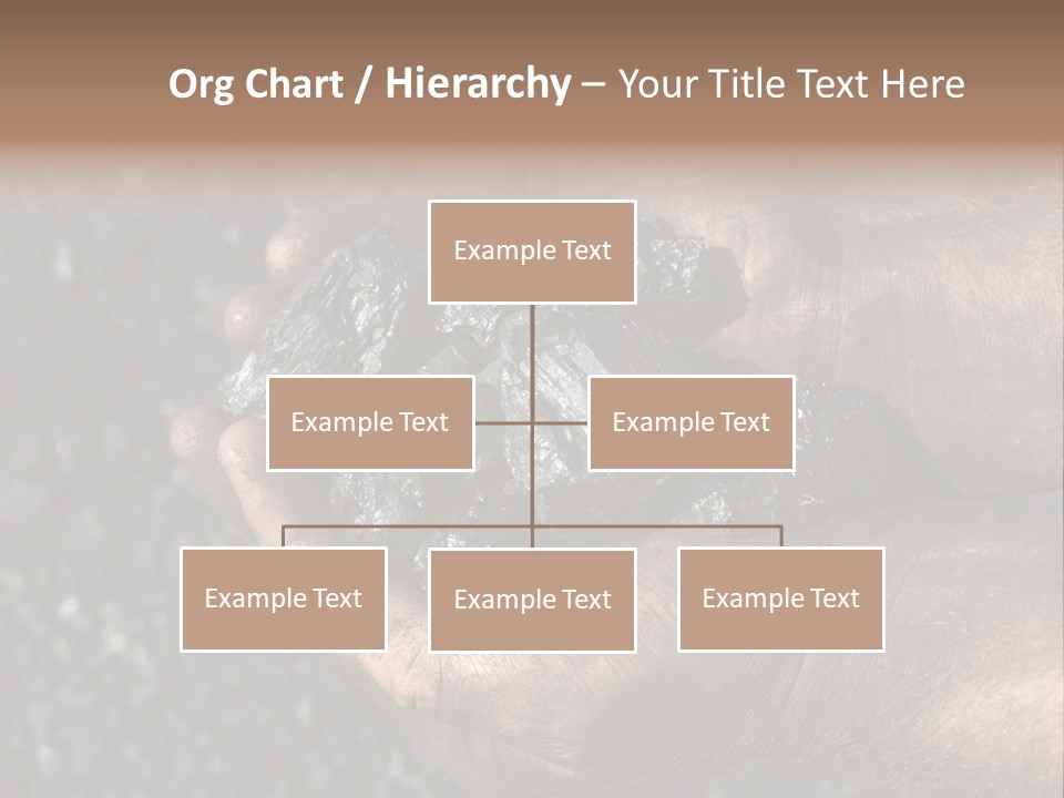 An Open Cast Mine Manufacture Asia PowerPoint Template