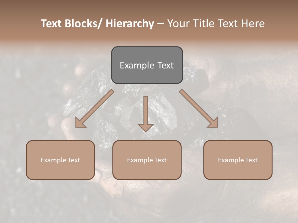 An Open Cast Mine Manufacture Asia PowerPoint Template