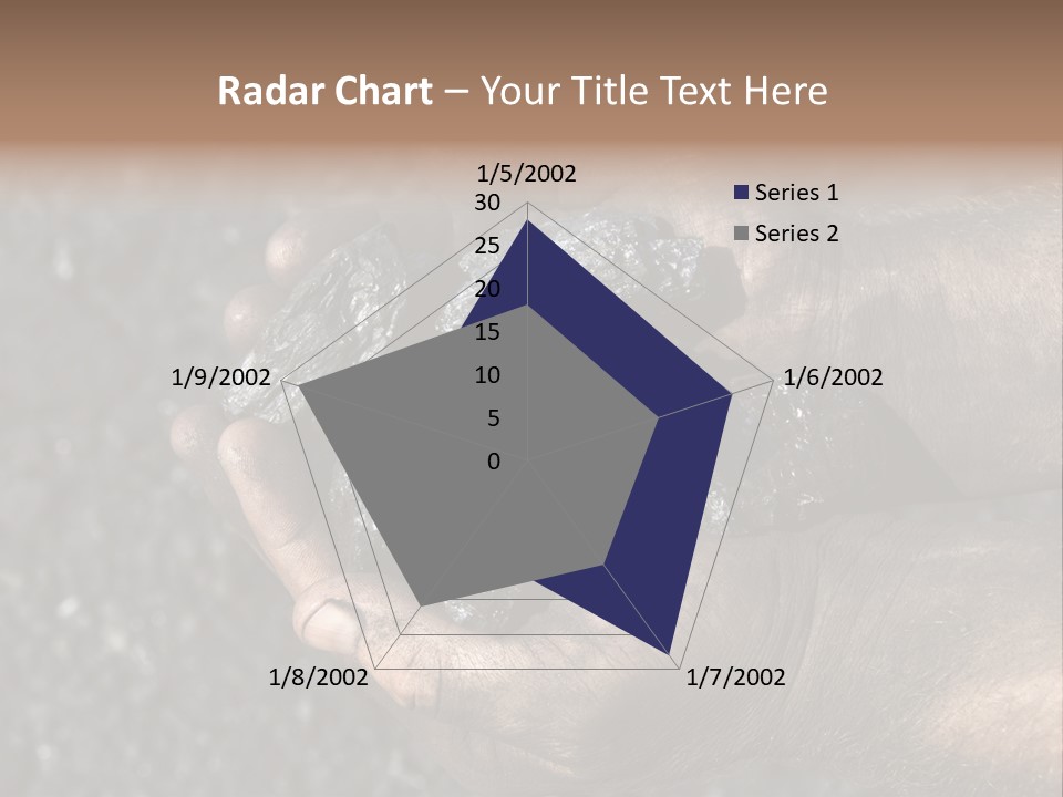 An Open Cast Mine Manufacture Asia PowerPoint Template