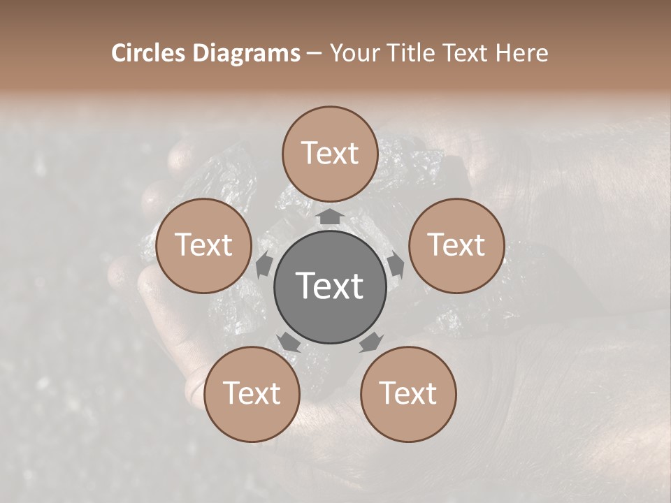 An Open Cast Mine Manufacture Asia PowerPoint Template