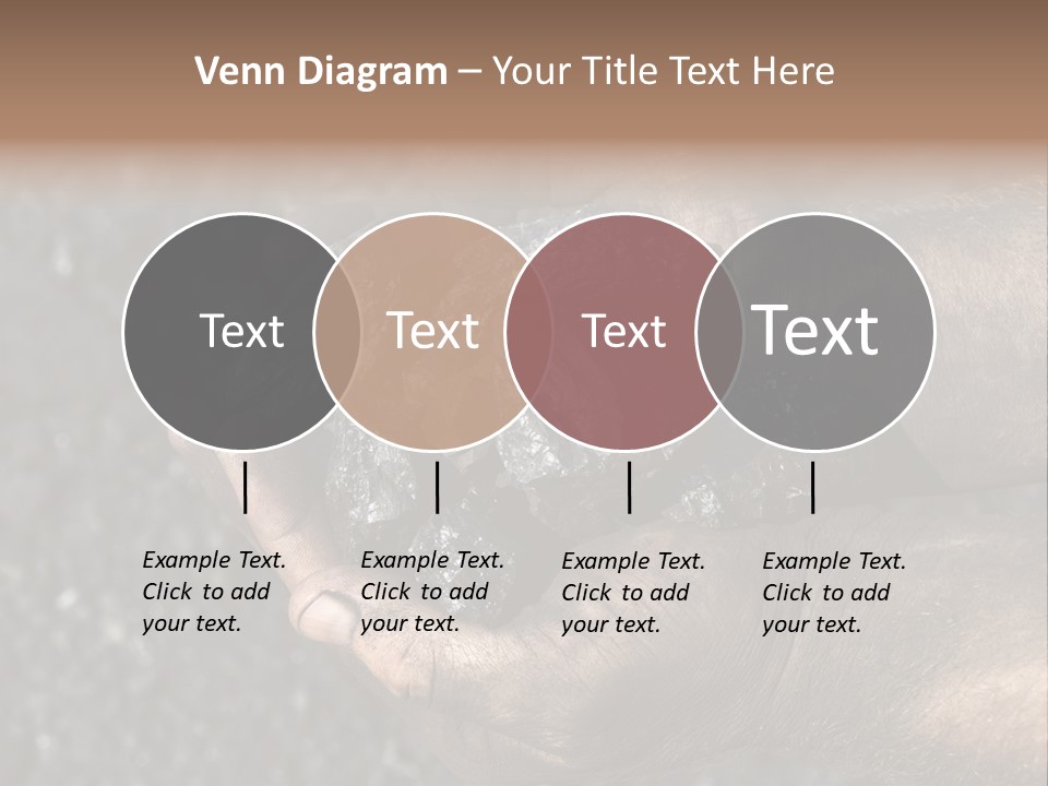 An Open Cast Mine Manufacture Asia PowerPoint Template