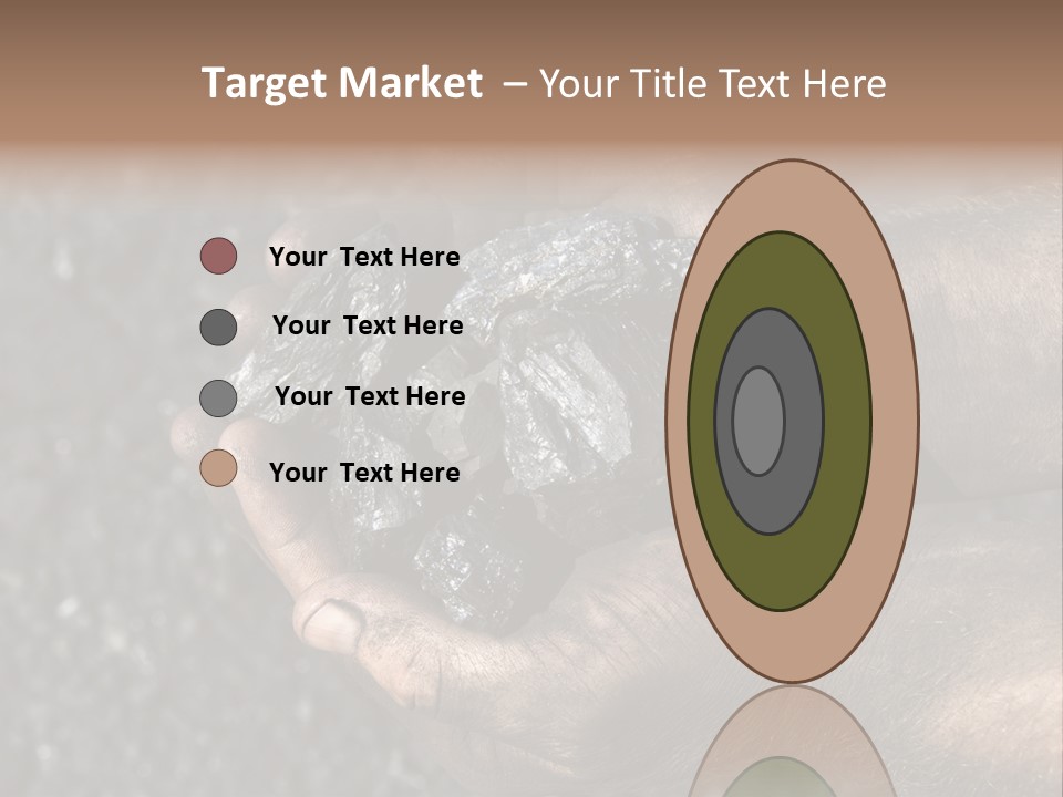 An Open Cast Mine Manufacture Asia PowerPoint Template